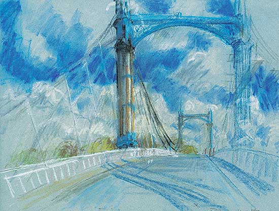 #481 ~ Plaskett - Battersea Bridge, London