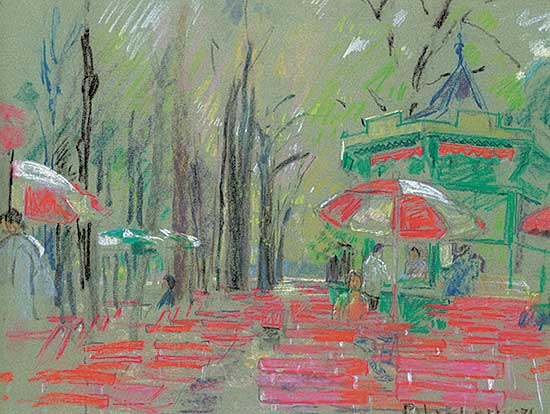 #482 ~ Plaskett - Cafe in the Tuileries