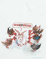#11 ~ Bobak - Chicken Bullies [Illustration for a Book]