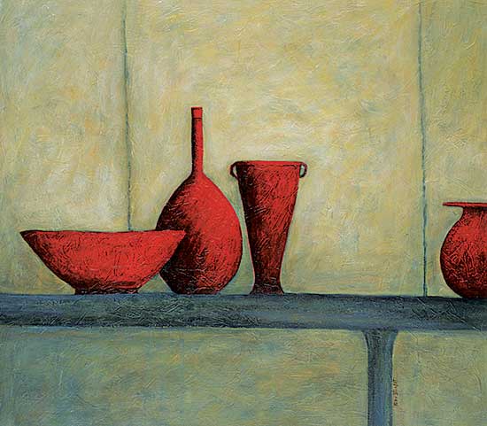 #1017 ~ Binfet - Four Red Vessels