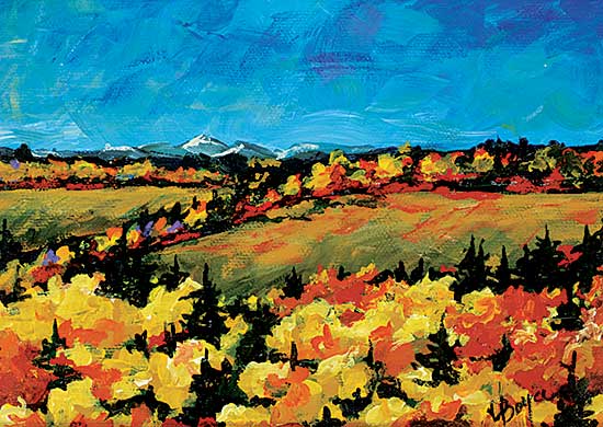 #1022 ~ Boyce - Sunrise on Poplars