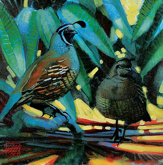#1040 ~ Campbell - Harvest Quail - IV