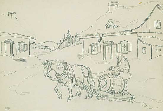 #1043 ~ Caron - The Water Carrier, Baie St. Paul