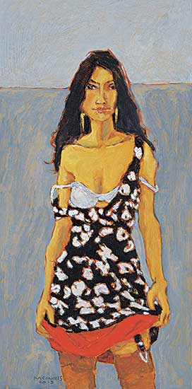 #1187 ~ McInnis - Canada Day - Showing her Red Slip