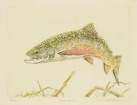 #1290 ~ Stidham - Brook Trout  #98/150