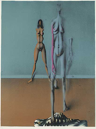 #1320 ~ Wunderlich - Untitled - Two Figures  #117/200
