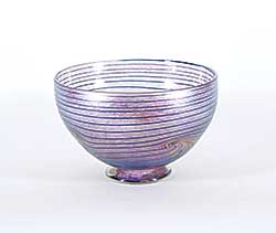 #1257 ~ School - Untitled - Purple Swirl Bowl