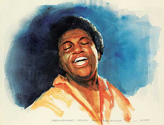 #9 ~ Gibbs - Preliminary Study for Jazz Singer