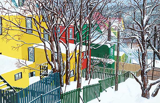 #11 ~ Holmes - Untitled - St. John's, Backyard Scene