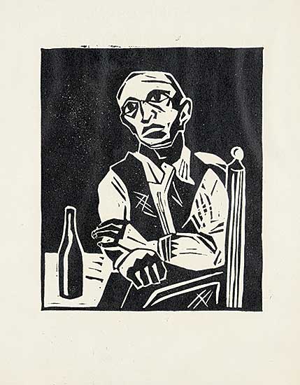 #110 ~ Bates - Portrait of a Man at a Table