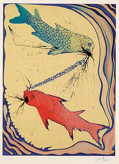 #126 ~ Dali - Pisces  #184/250