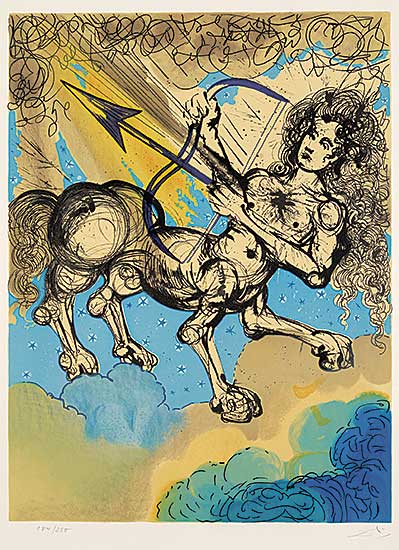 #129 ~ Dali - Sagittarius  #184/250