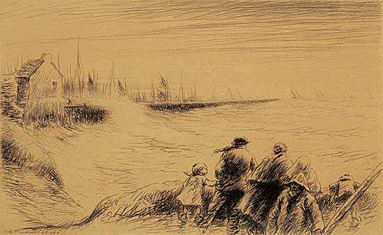 #136 ~ Eby - Sardine Fleet, Dowarnenez  Ed.90