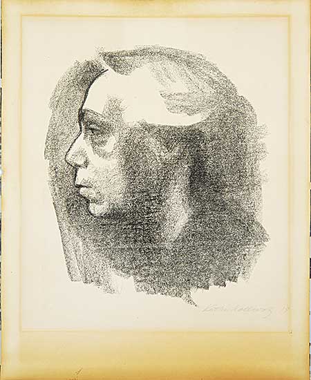 #166 ~ Kollwitz - Self Portrait