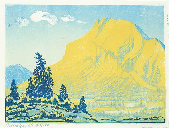 #245 ~ Shelton - Mt. Rundle [at Dawn]  #30/100