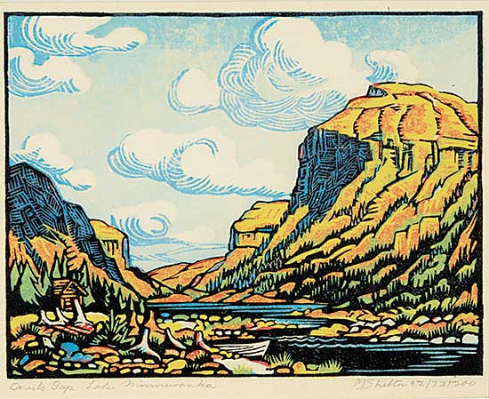 #259 ~ Shelton - Devil's Gap, Lake Minnewanka  #73/200