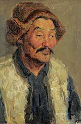 #19 ~ School - Untitled - Mongolian Man