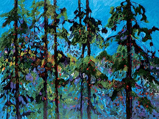 #25 ~ Brimacombe - Forest Edge, Kananaskis