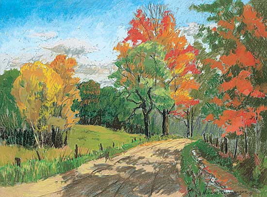 #30 ~ Champagne - Autumn Road Near St. Angelique, Quebec