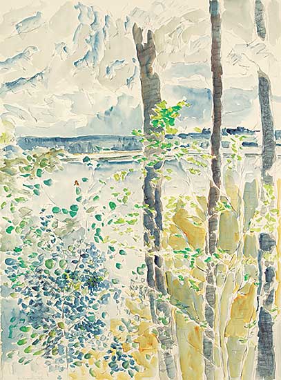 #68 ~ Knowles - Untitled - View from the Lake