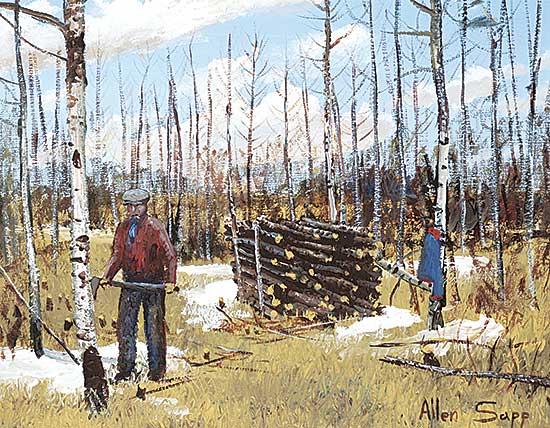 #105 ~ Sapp - Untitled - Getting Ready for Winter