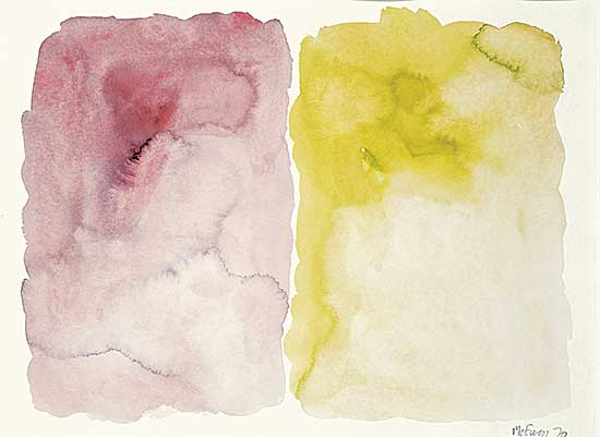 #231 ~ McEwen - Untitled - Purple and Green Forms