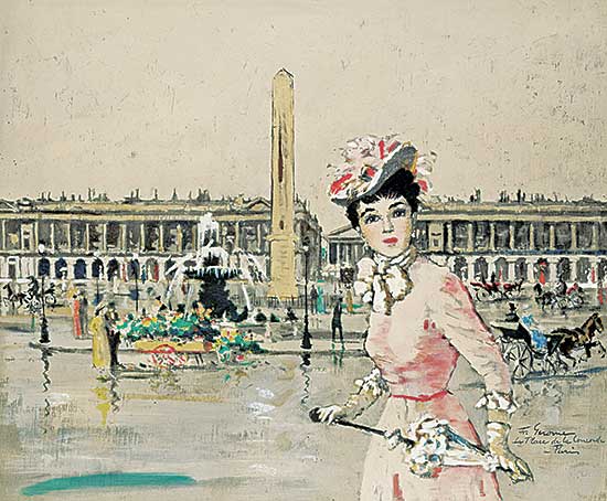 #427 ~ Gerome - La Place de la Concorde a Paris