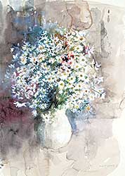 #20 ~ Bobak - Untitled - Vase of Daisies