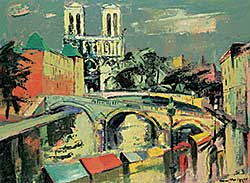 #79 ~ Masson - Untitled - Notre Dame, Paris