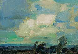 #115 ~ Suzor-Cote - Untitled - Summer Skies and Landscape