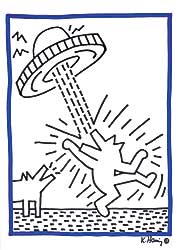 #219 ~ Haring - Untitled - Canine Abduction