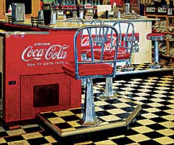 #401 ~ Aylward - Untitled - Drink Coca Cola, Sign of Good Taste