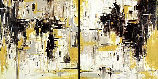 #1034 ~ Chang - Untitled - Earth Tonal Abstract