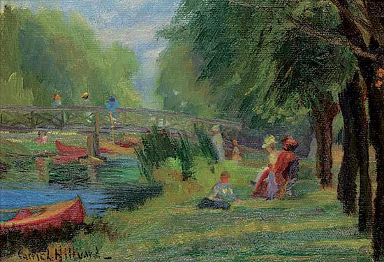 #1098 ~ Hillyard - Untitled - Picnic in the Park