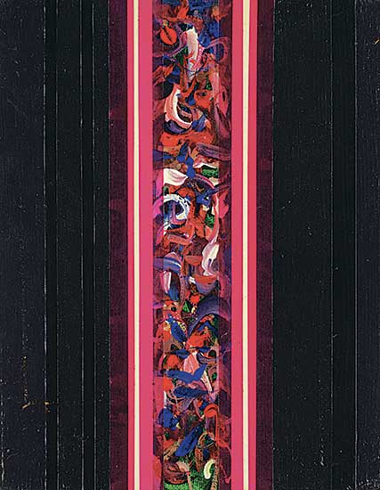 #1106.3 ~ Kergommeaux - Untitled - Vertical Forms