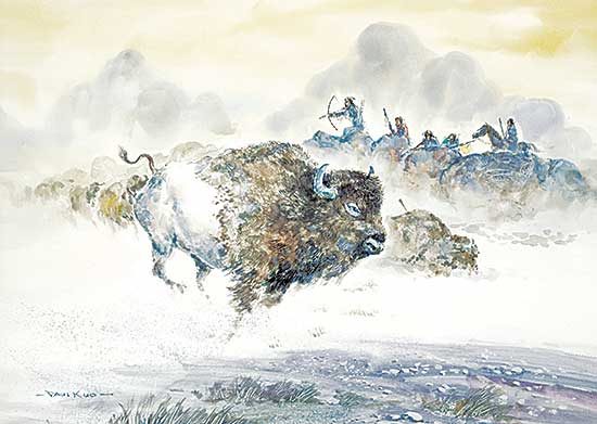 #1116 ~ Kuo - Untitled - The Buffalo Hunt