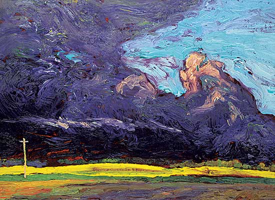 #1165 ~ More - Evening Mass Over Canola