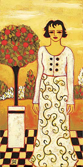 #1210 ~ Rieger - Woman with Ivory Gown [Study]