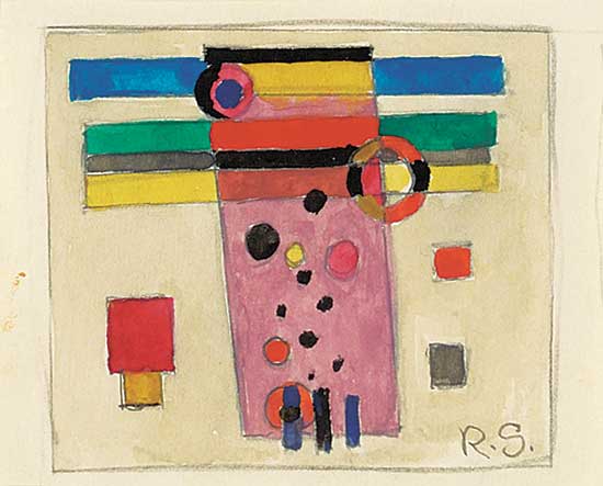 #1220 ~ Scarlett - Untitled - Mini Abstract