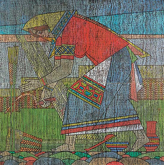 #1259 ~ Shabaeff - Untitled - Harvesting