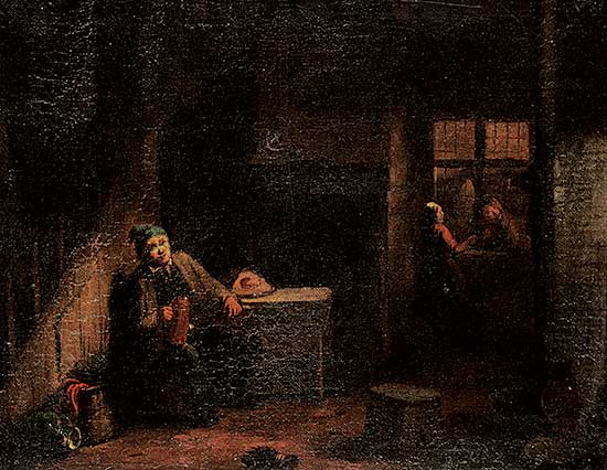 #1276 ~ Teniers - Untitled - After Dinner