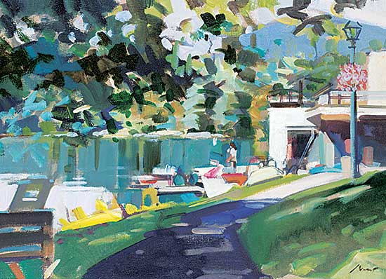 #1286 ~ Vest - Jasper Park Lodge Sketch