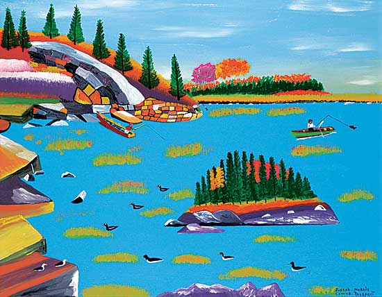 #904.1 ~ Norris - Untitled - Fishing off the Point