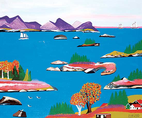 #904.2 ~ Norris - Untitled - Schooners in the Distance