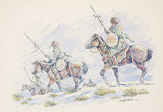 #97 ~ Tailfeathers - Untitled - Scouts in the Snow