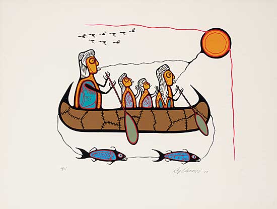 #99 ~ Thomas - Paddling Away to the Hunting Grounds  #20/75