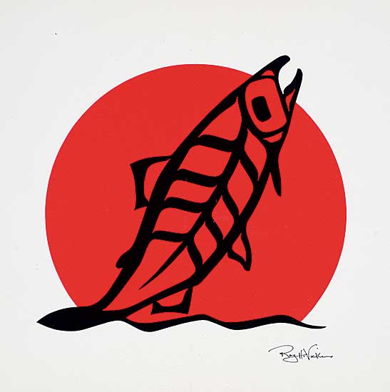 #103 ~ Vickers - Untitled - Sun and Salmon