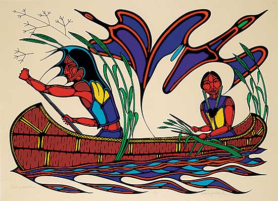 #116 ~ Yerxa - Picking Wild Rice  #10/75