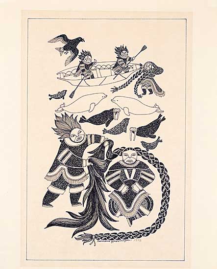 #207 ~ Arnaktauyok - Untitled - The Story of Sedna
