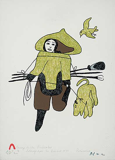 #213 ~ Ashoona - Away to the Fishcakes  #1/50